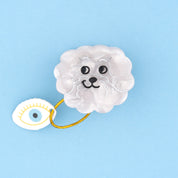 Mini Hair Claw (Bichon)