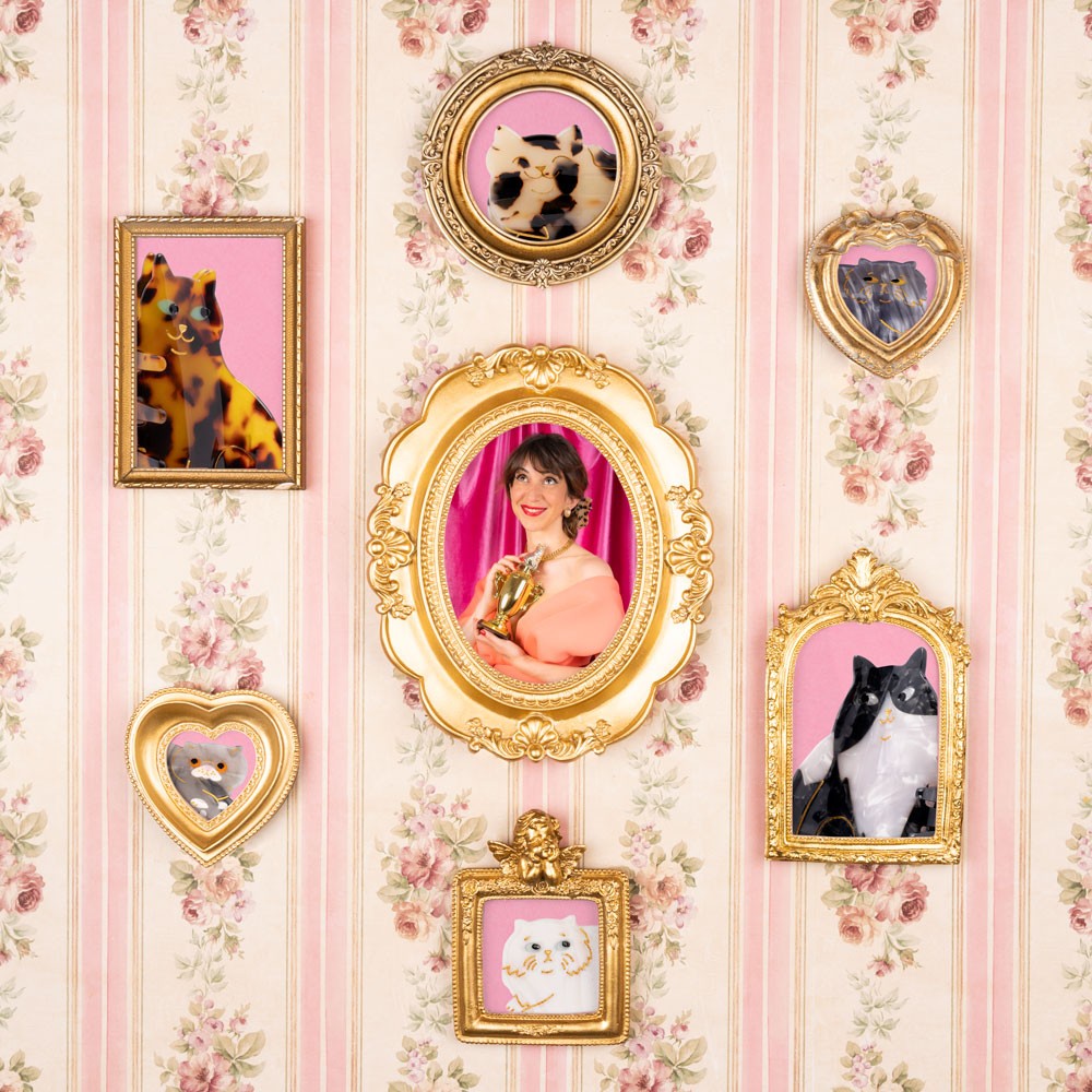 Hair Claw (Black & White Cat)