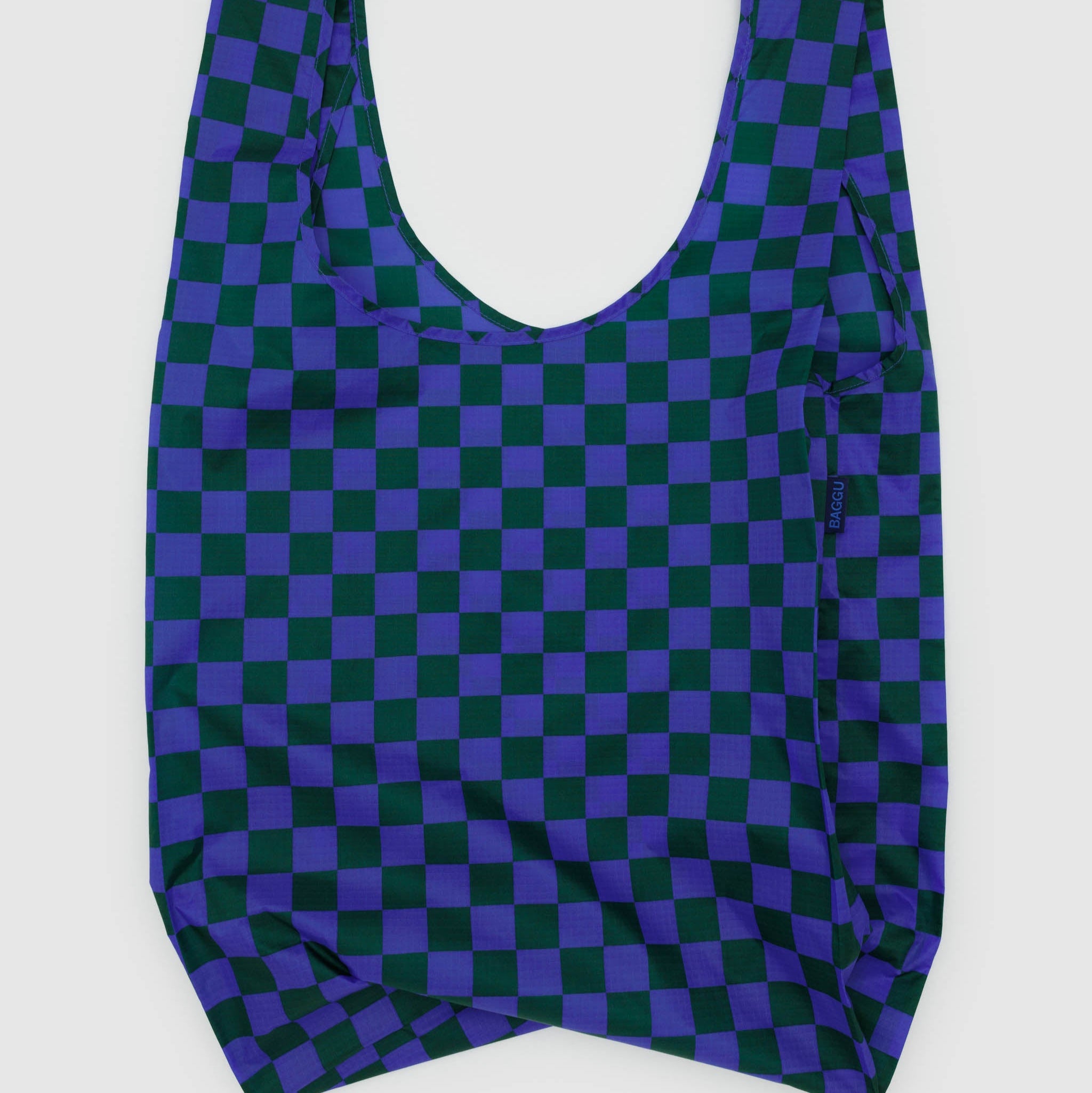 Big Baggu (Iris Green Check)