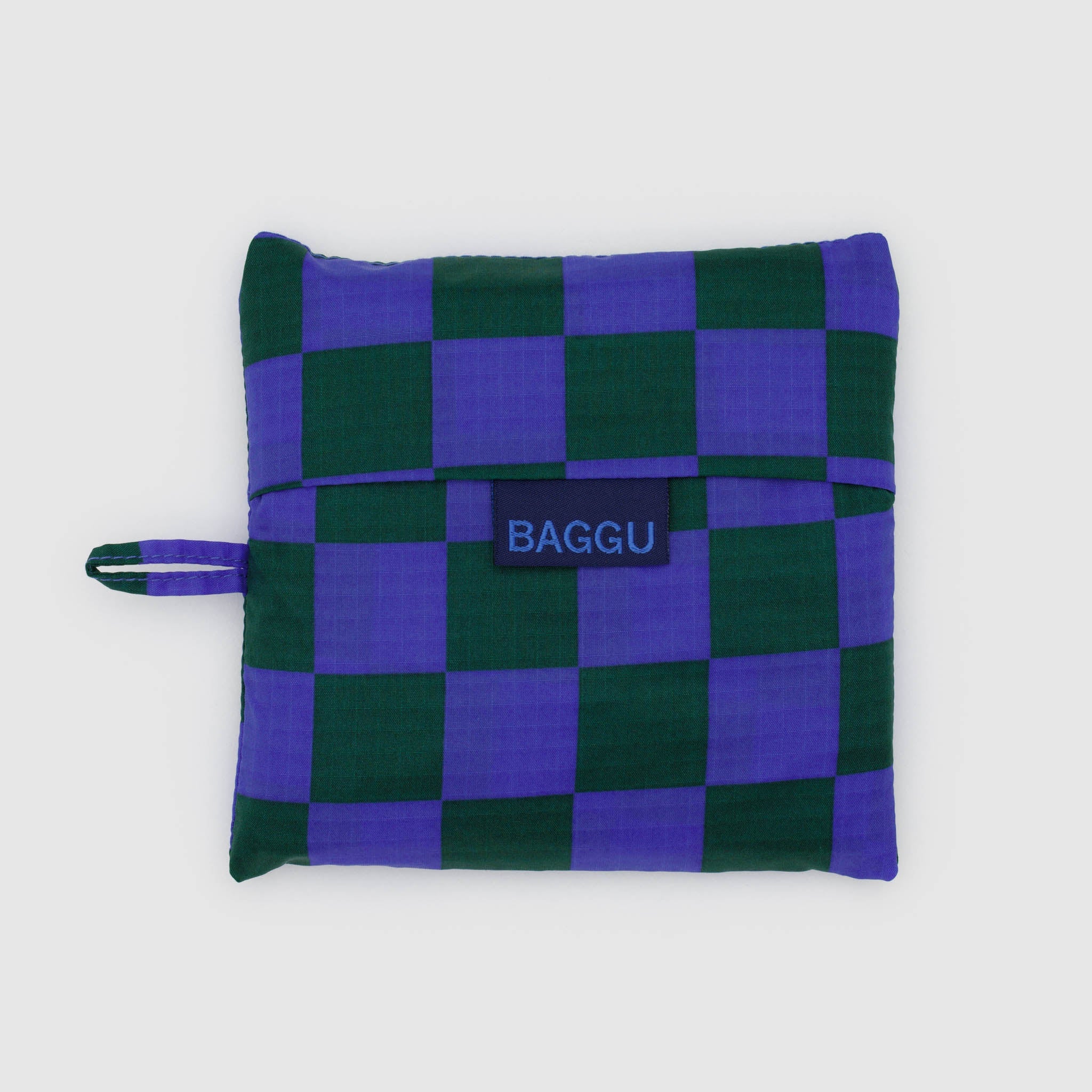 Big Baggu (Iris Green Check)