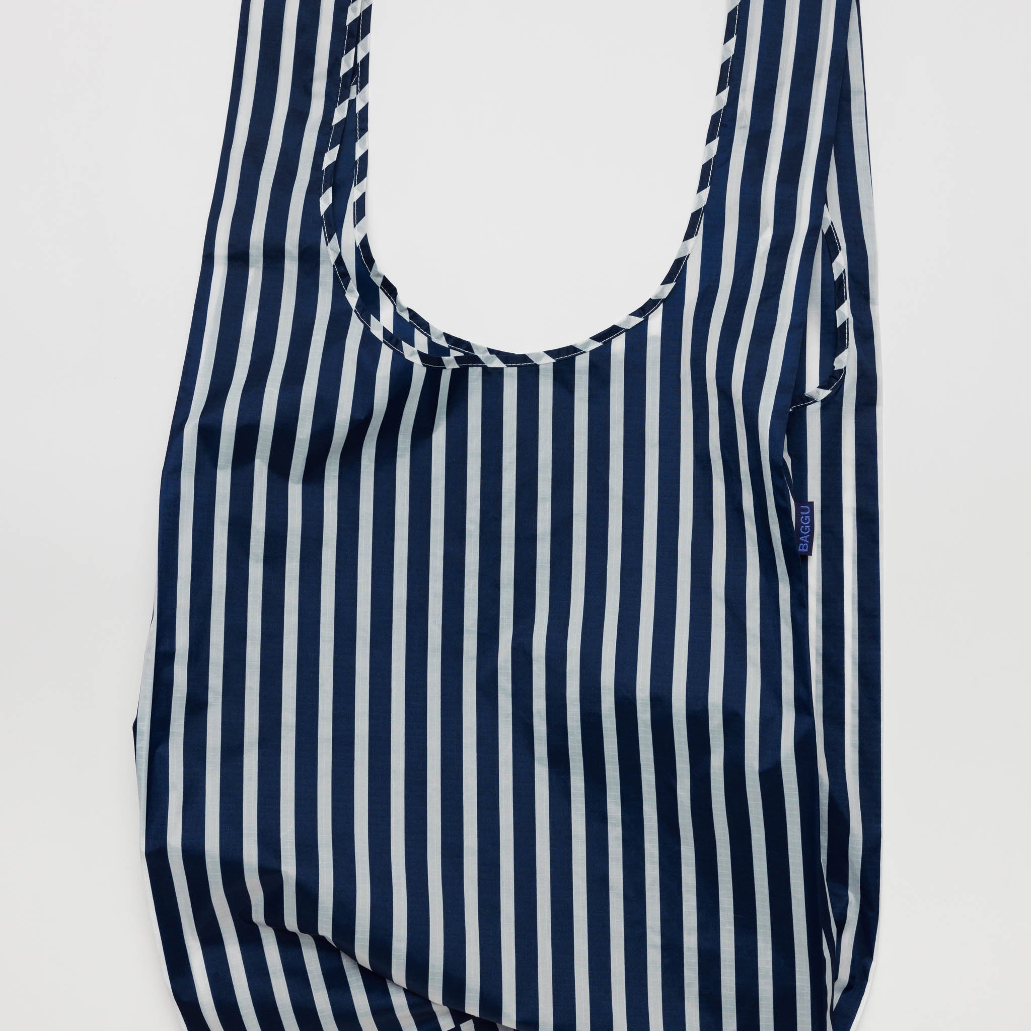 Big Baggu (Navy Stripe)