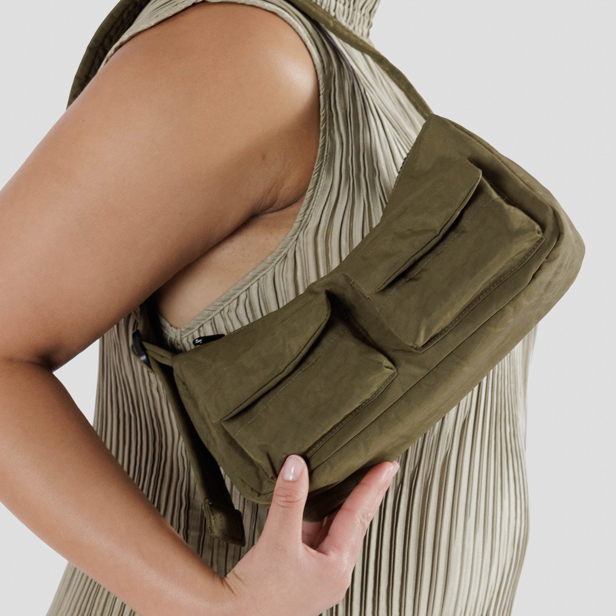 BAGGU Cargo Shoulder Bag - Seaweed