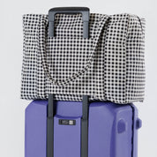 Cloud Carry On Bag (Black & White Gingham)