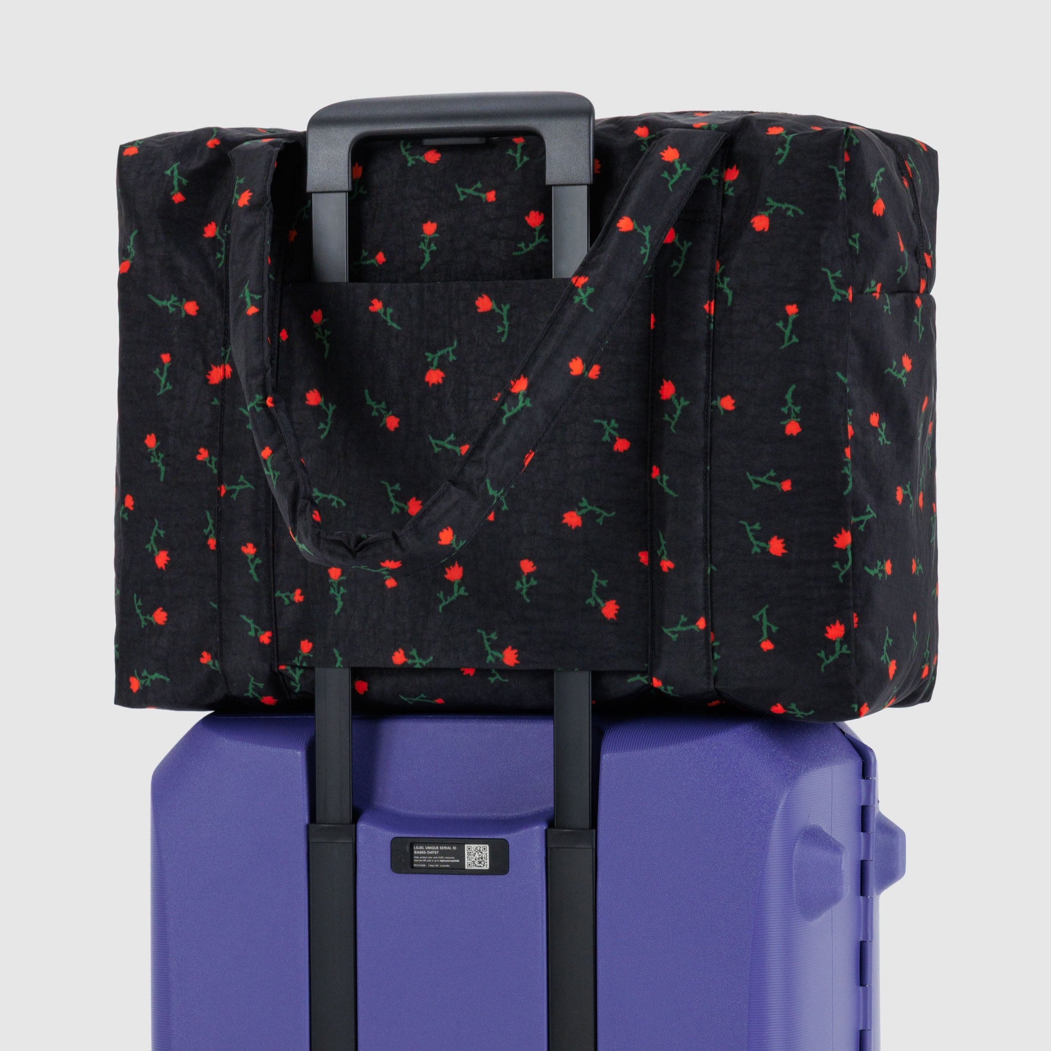 BAGGU Cloud Carry On Bag (Painted Wildflower)