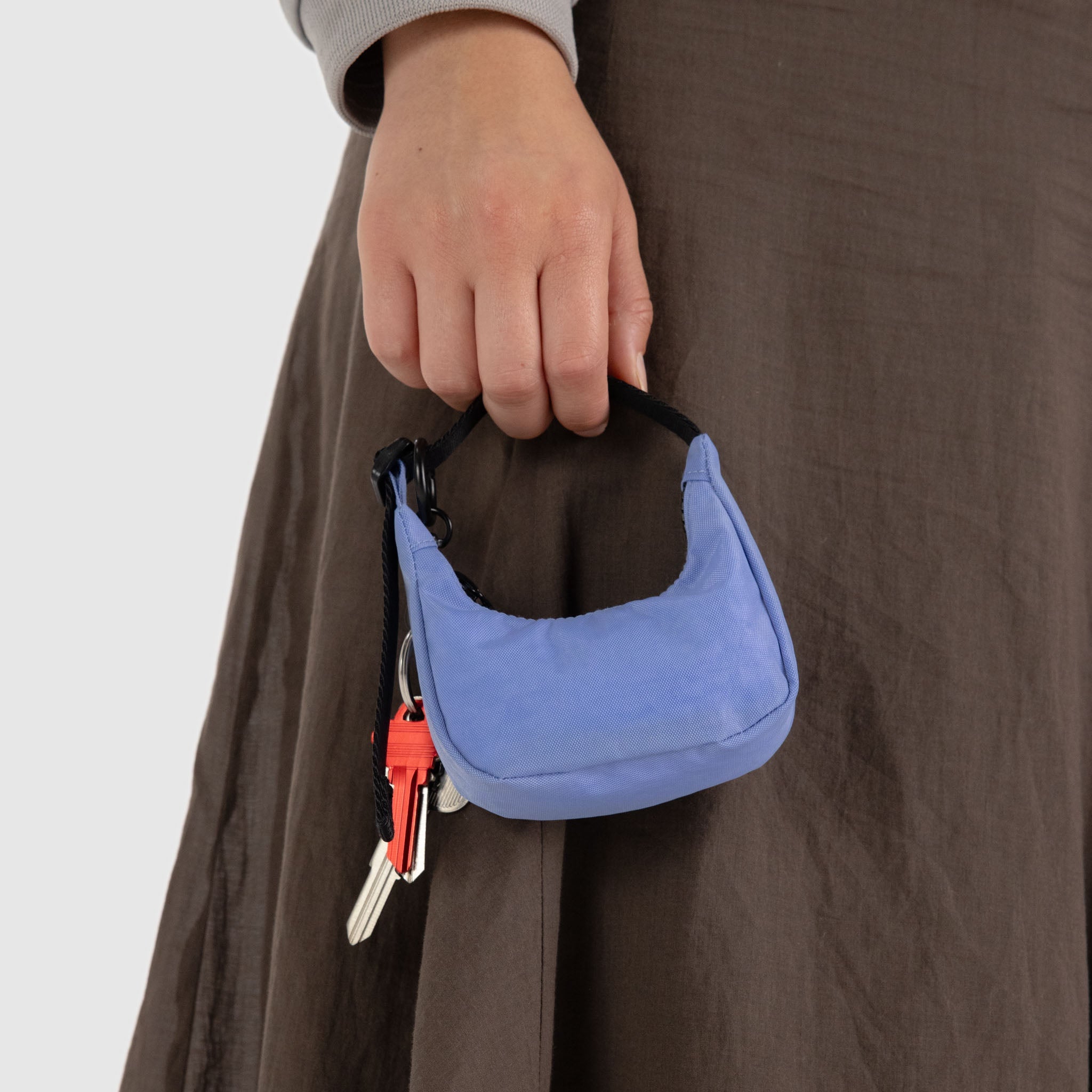 BAGGU Crescent Bag Charm (Cornflower)