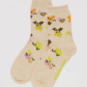 Crew Socks (Tapestry Floral)