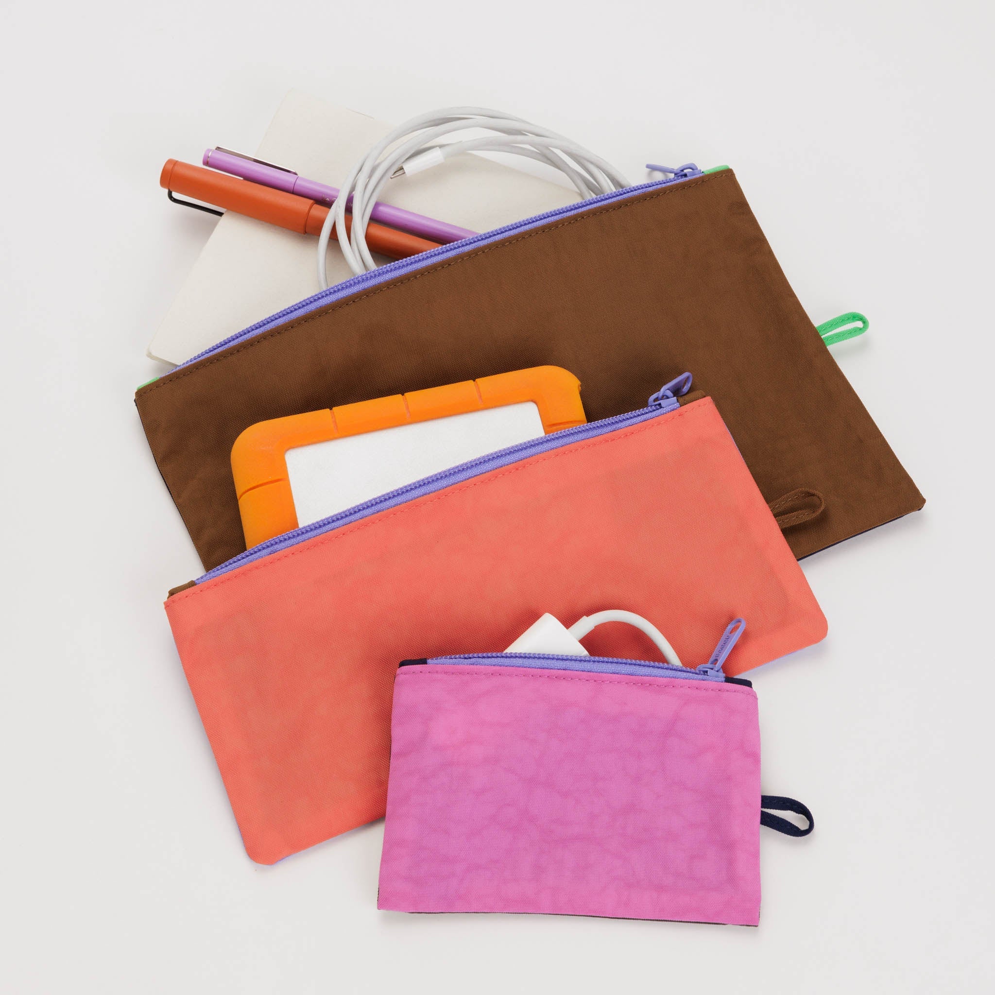 BAGGU Flat Pouch Set (Night Lights)