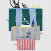 BAGGU Flat Pouch Set (Painted stripe)