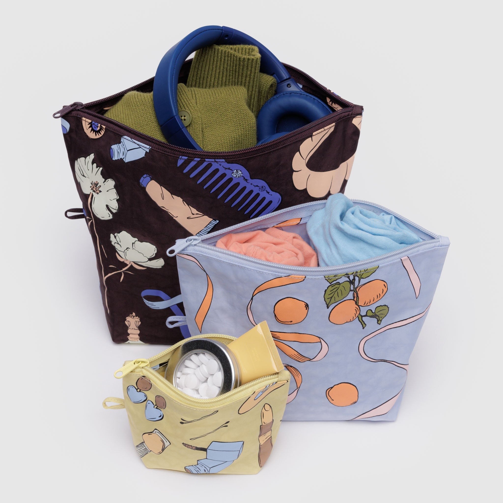 BAGGU Go Pouch Set (Get Ready With Me)