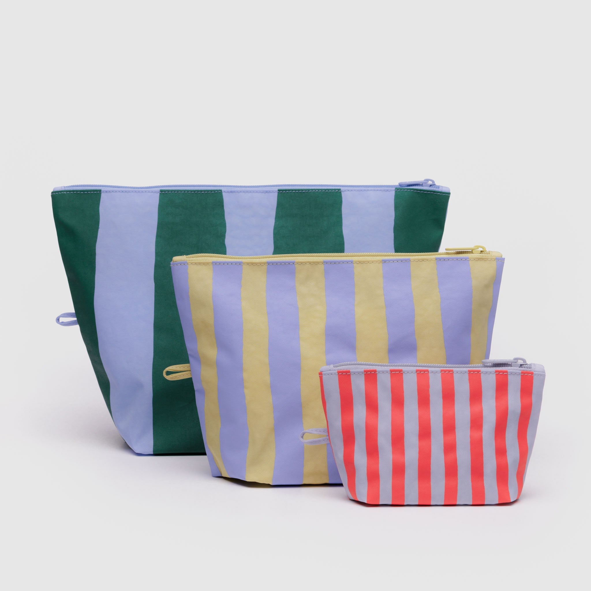 BAGGU Go Pouch Set (Painted stripe)
