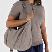 Large Crescent Nylon Bag (Dove)