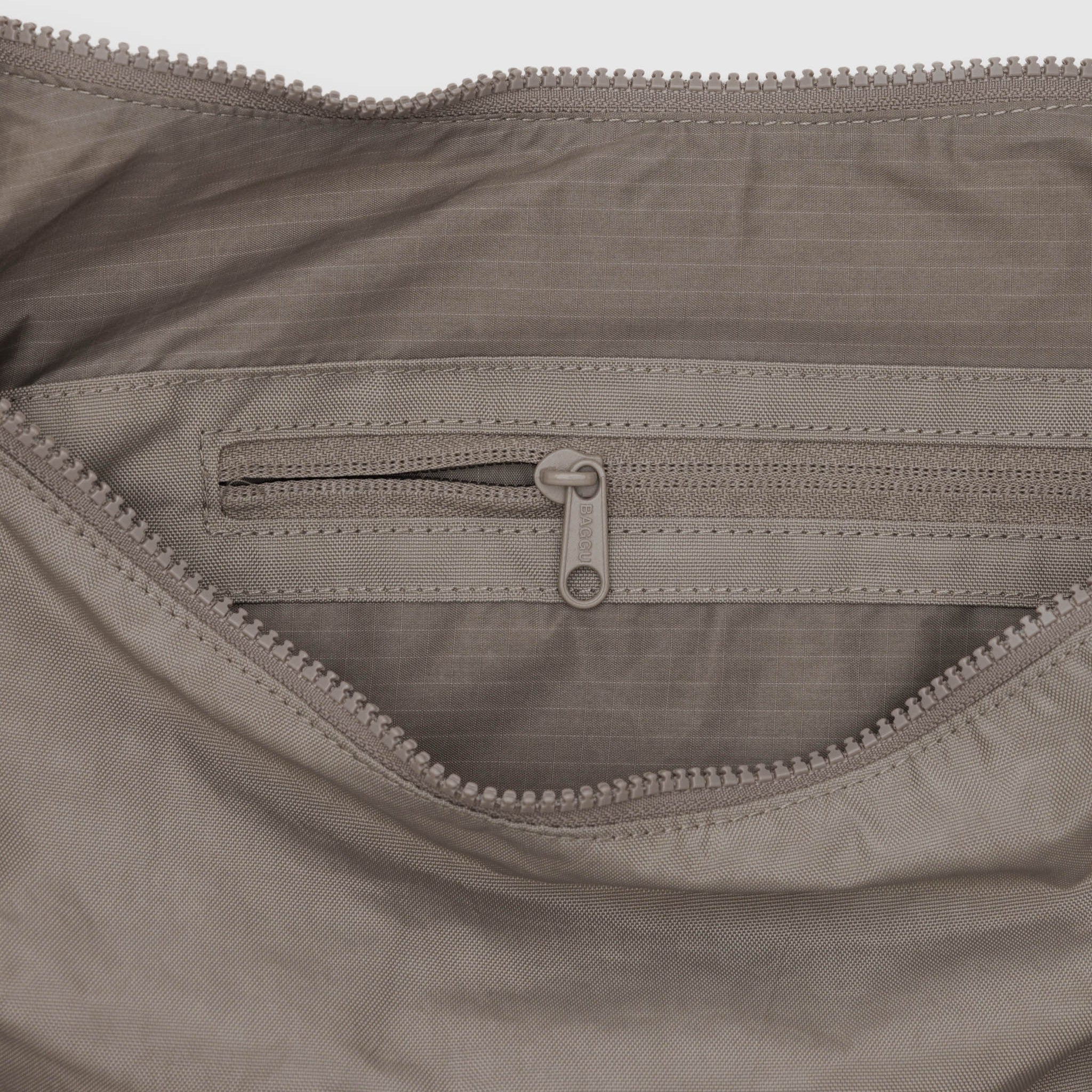 Large Crescent Nylon Bag (Dove)