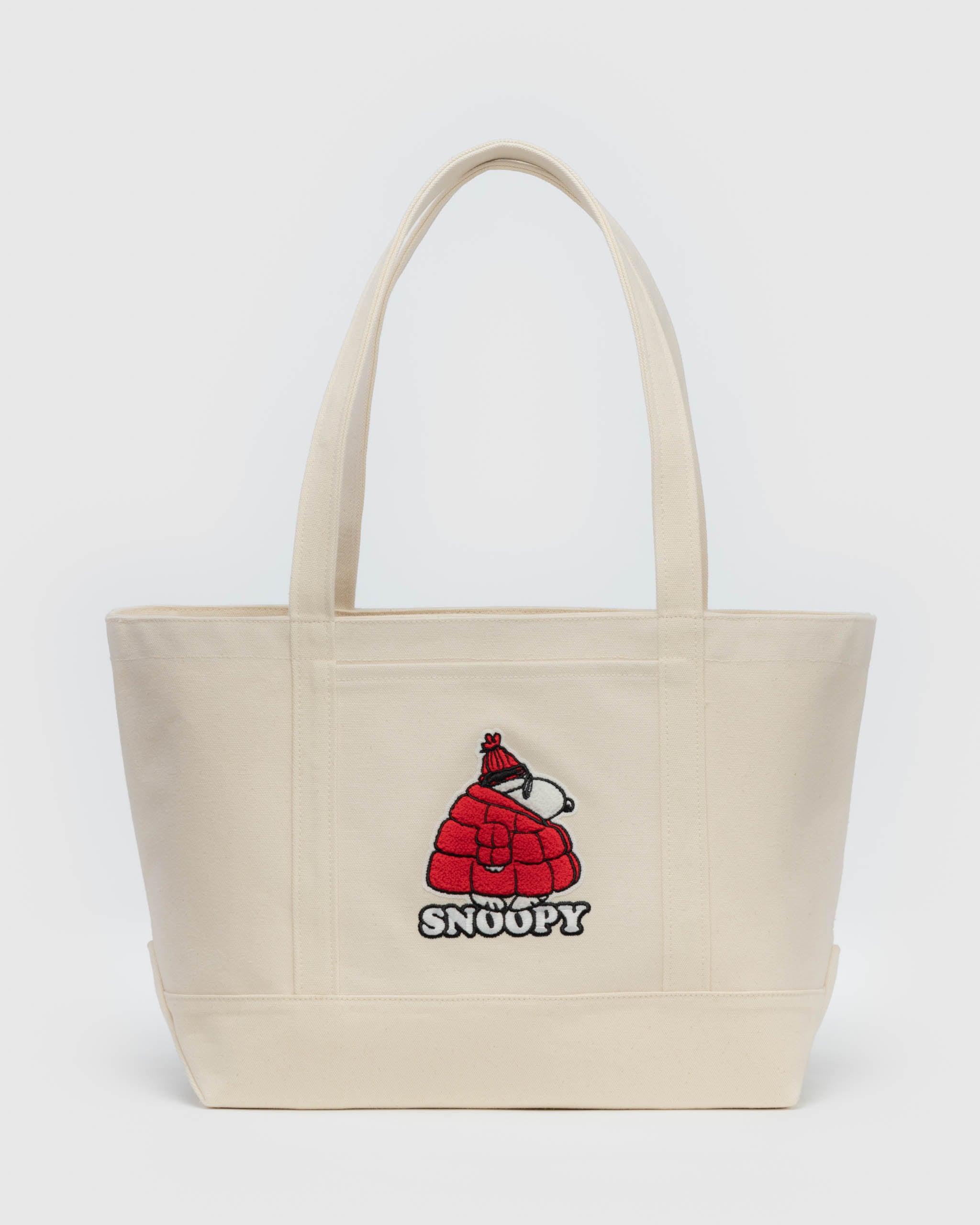 Medium Heavyweight Canvas Tote (Snoopy)