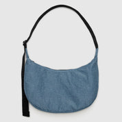 BAGGU Medium Crescent Bag (Digital Denim)