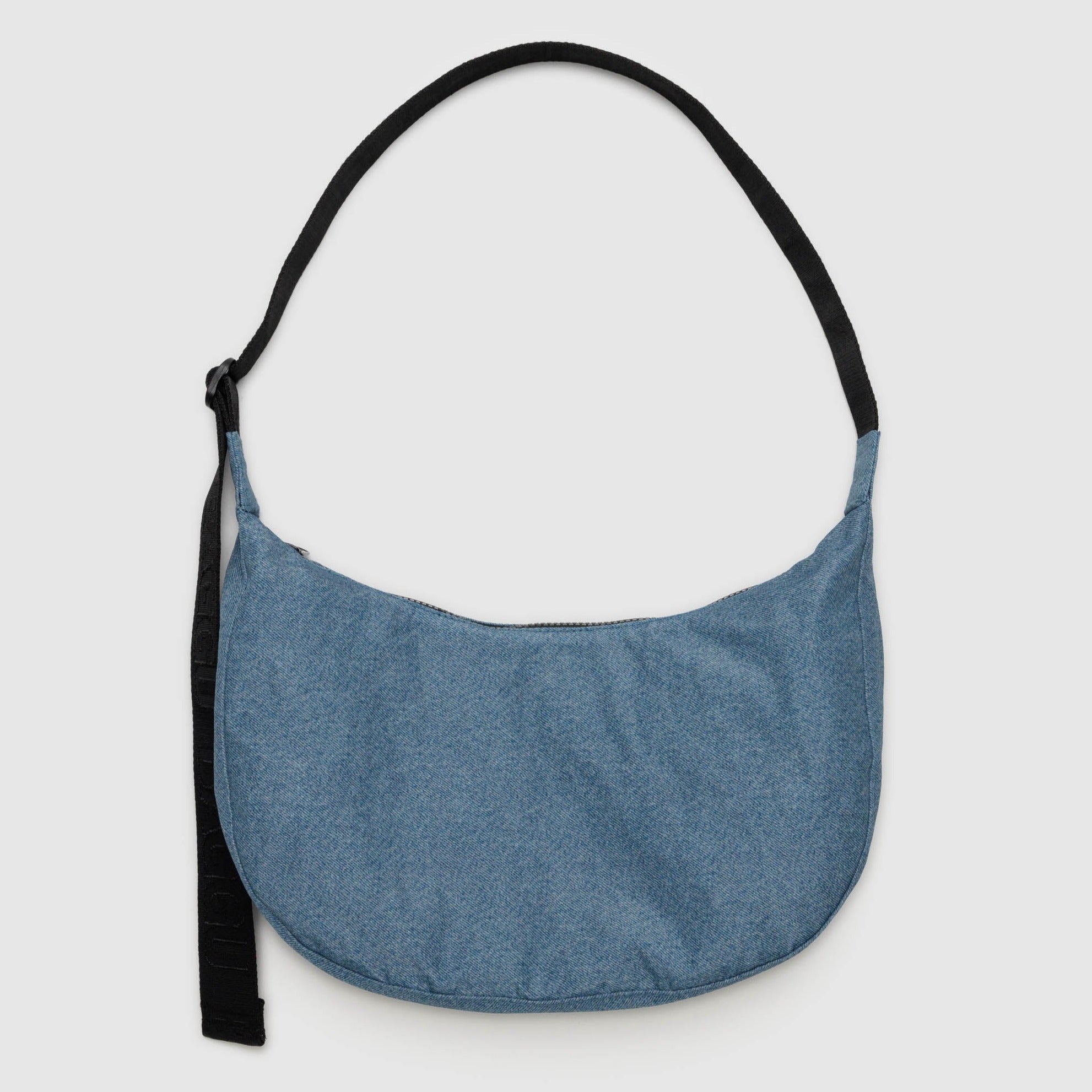 BAGGU Medium Crescent Bag (Digital Denim)