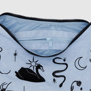 BAGGU Medium Crescent Bag (Embroidered Ballet Icons)