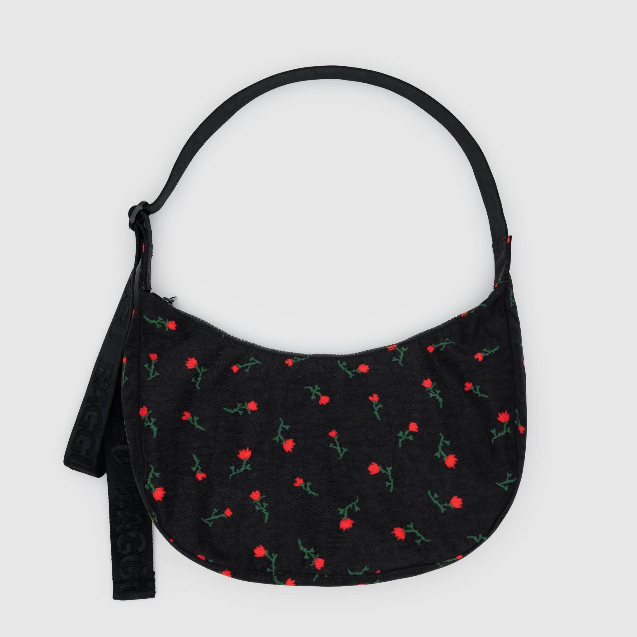 BAGGU Medium Crescent Bag (Painted Wildflower)