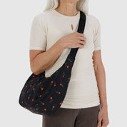 BAGGU Medium Crescent Bag (Painted Wildflower)