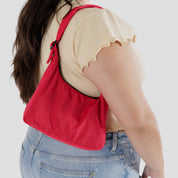 BAGGU Mini Nylon Shoulder Bag (Candy Apple)