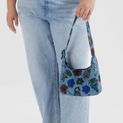 BAGGU Mini Nylon Shoulder Bag (Digital Denim)