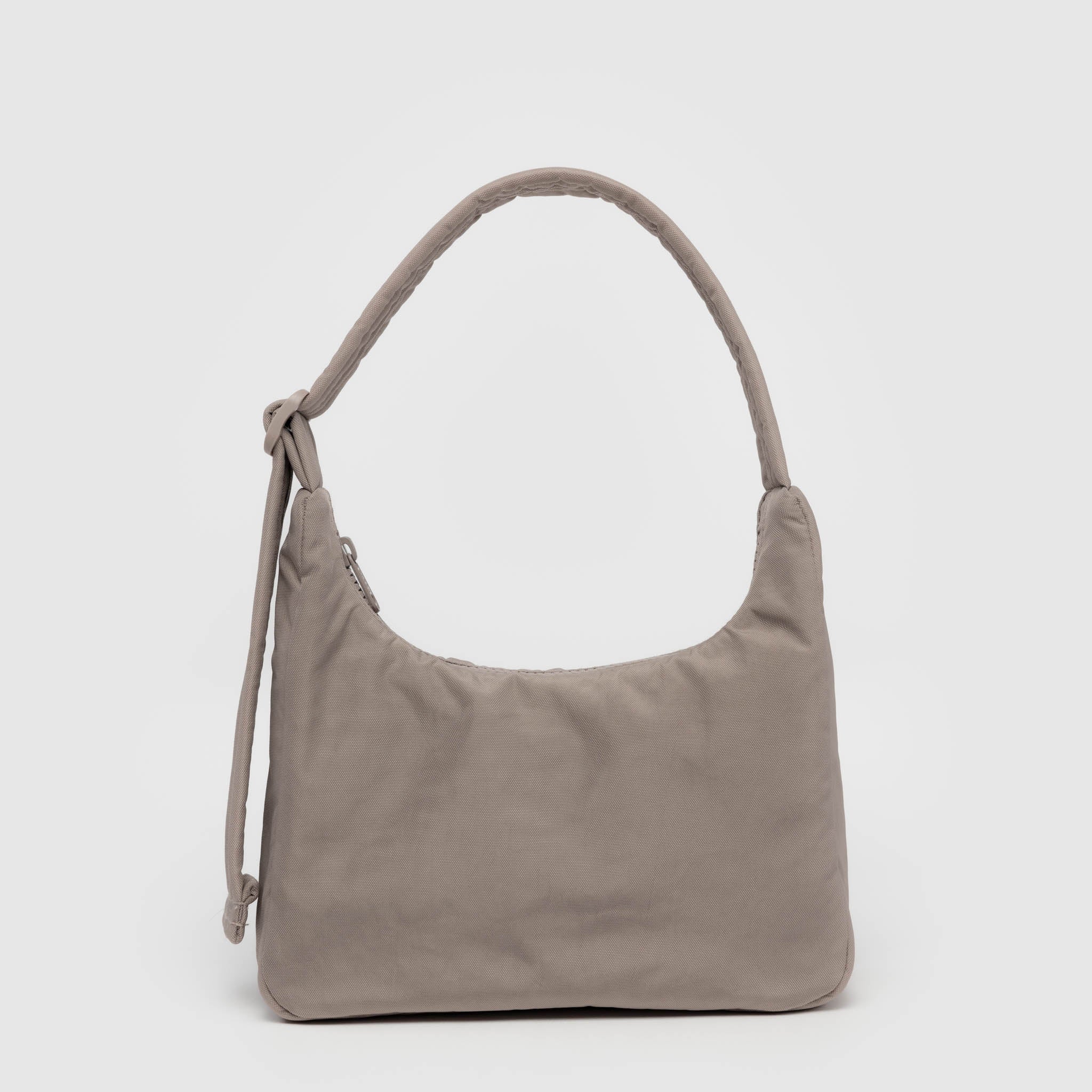 BAGGU Mini Nylon Shoulder Bag (Dove)