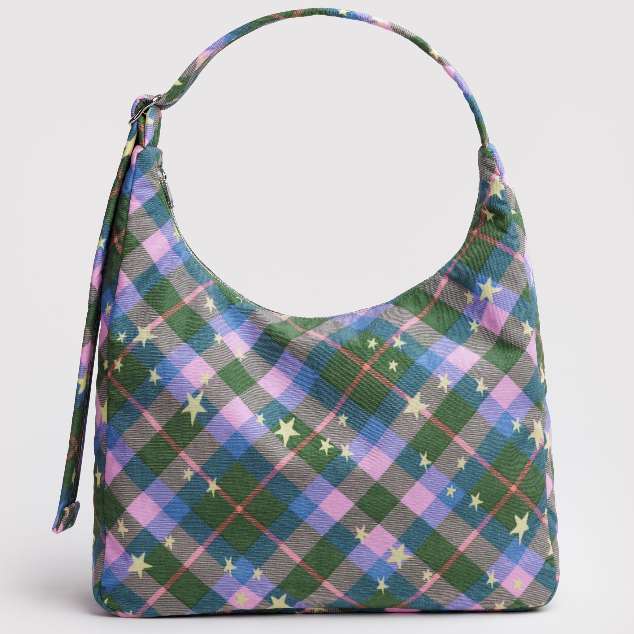 Nylon_Shoulder_Bag_Heavyweight_Green_Star_Plaid_01.jpg