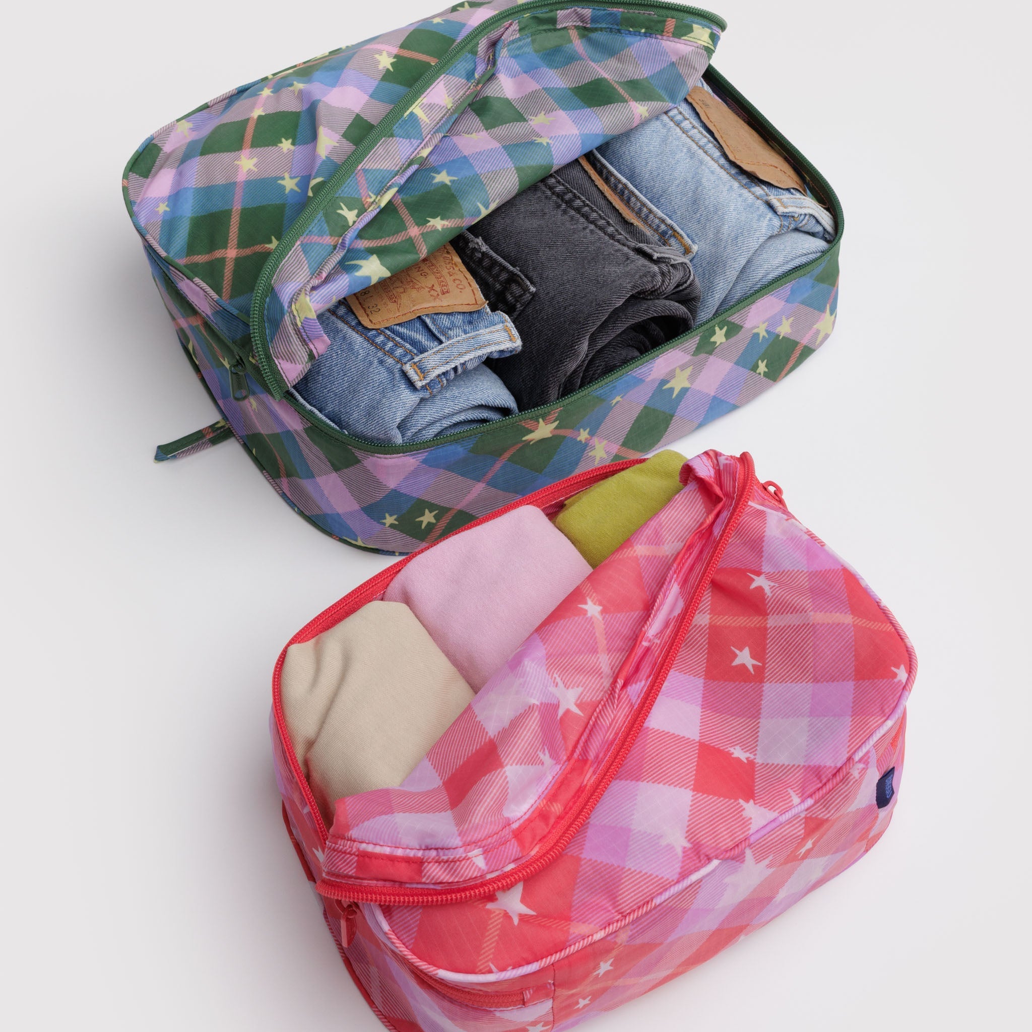 BAGGU Packing Cube Set (Star Plaid)