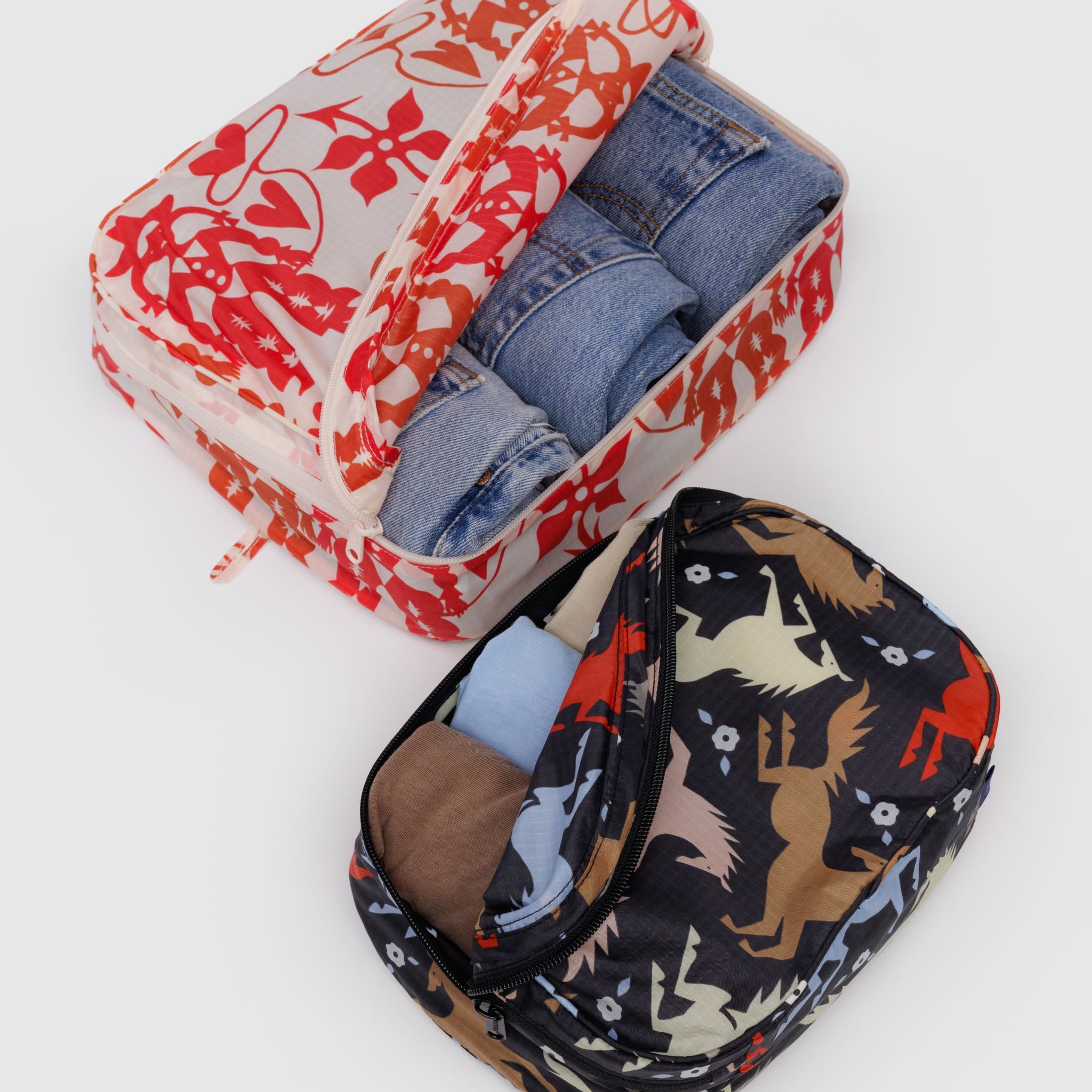 BAGGU Packing Cube Set (Western Cut-Outs)