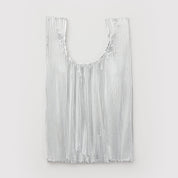 BAGGU Pleated Metallic (Chrome)