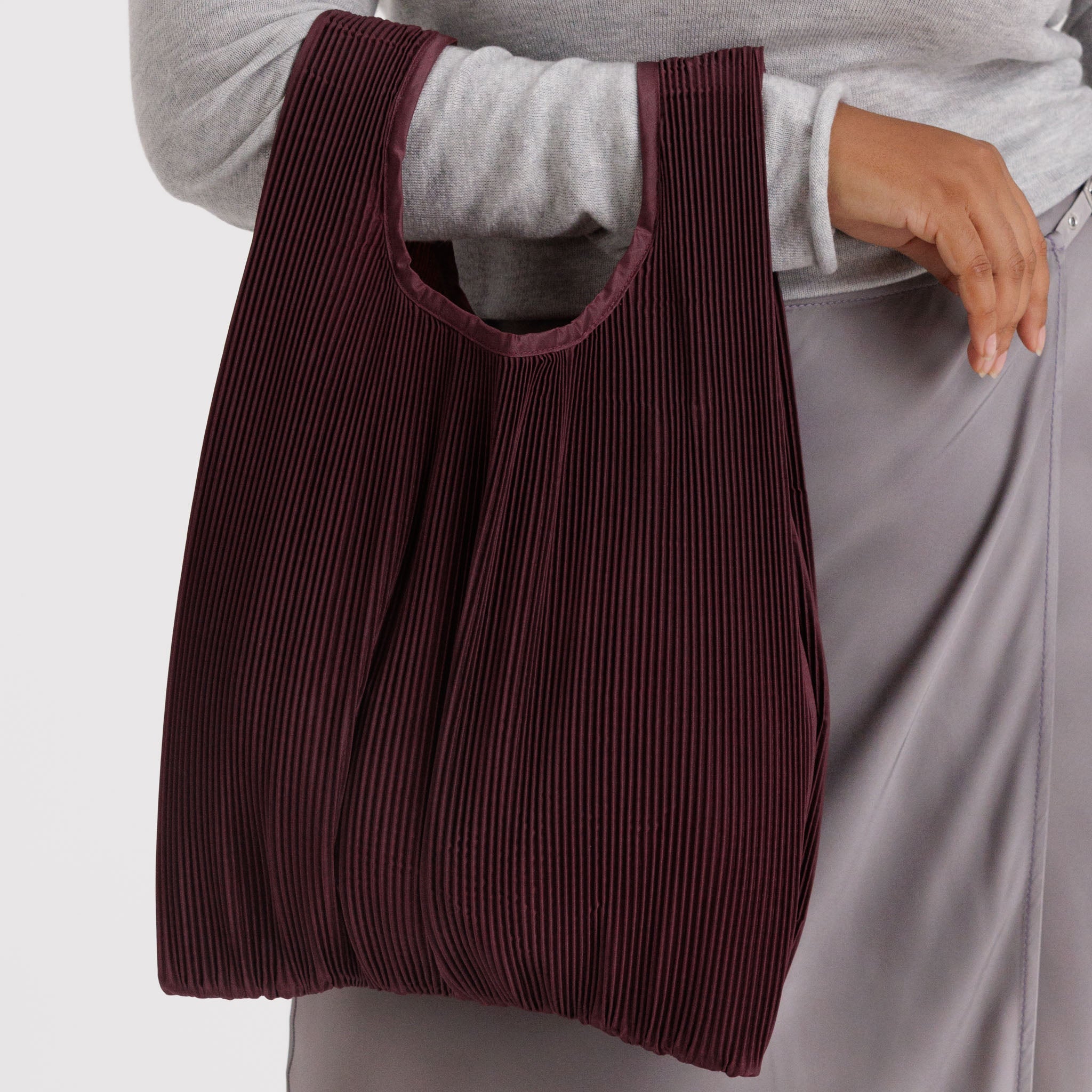 BAGGU Pleated (Mahogany)