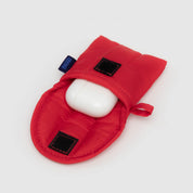 BAGGU Puffy Earbuds Case (Candy Apple)