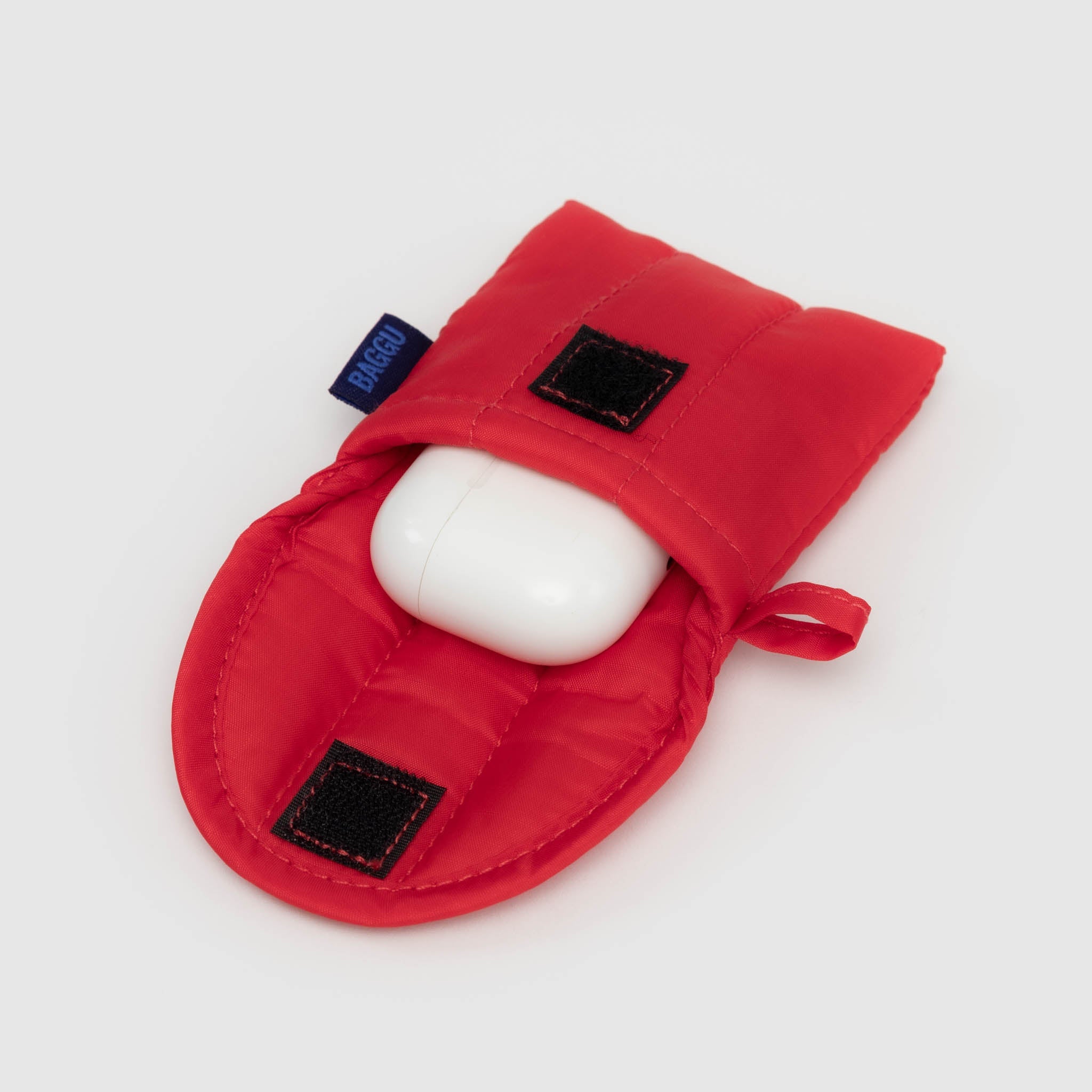 BAGGU Puffy Earbuds Case (Candy Apple)
