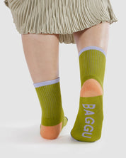 Ribbed Socks (Lemongrass Mix)