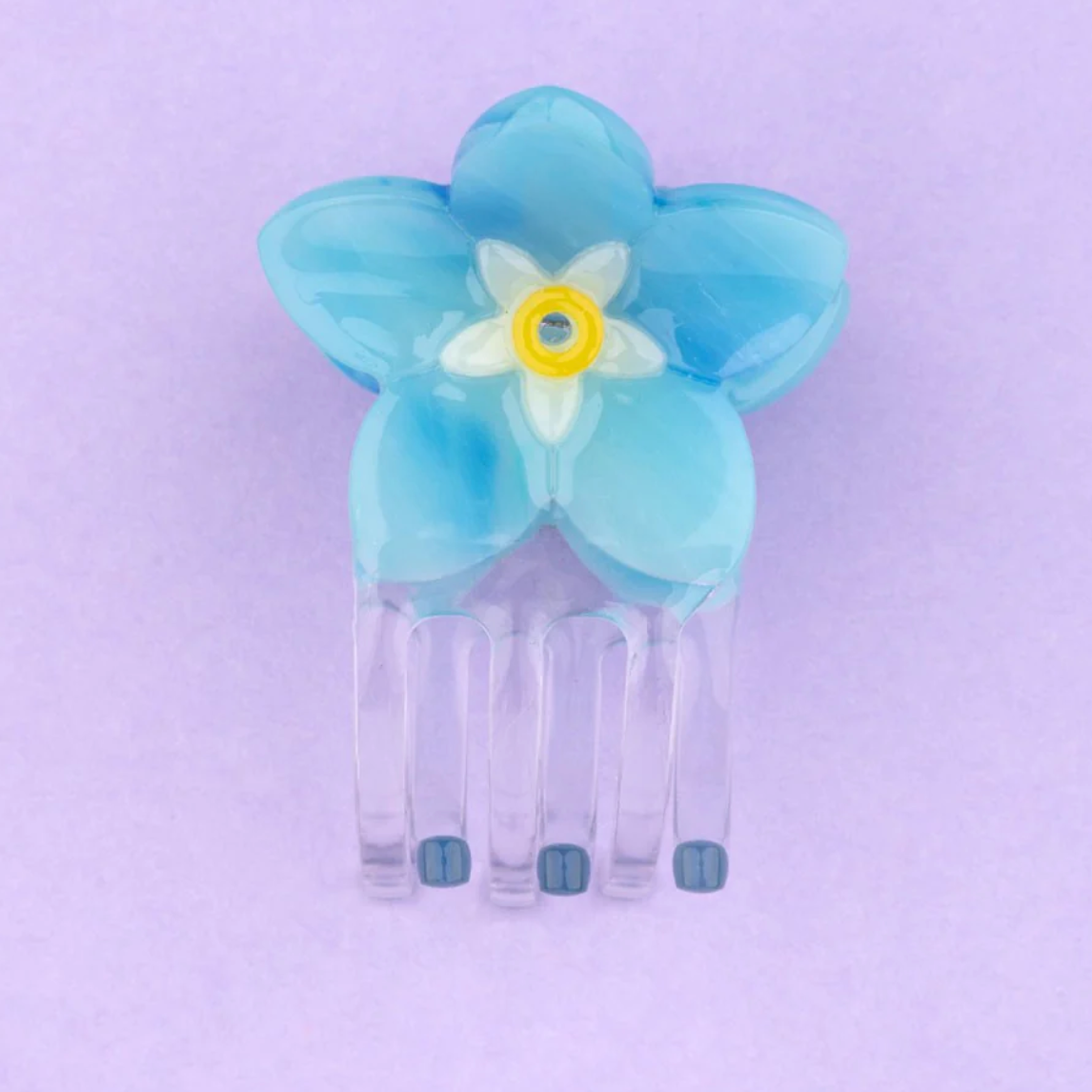 Coucou Suzette Mini Hair Claw - Forget me not