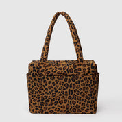 BAGGU Small Cloud Carry-On (Leopard)