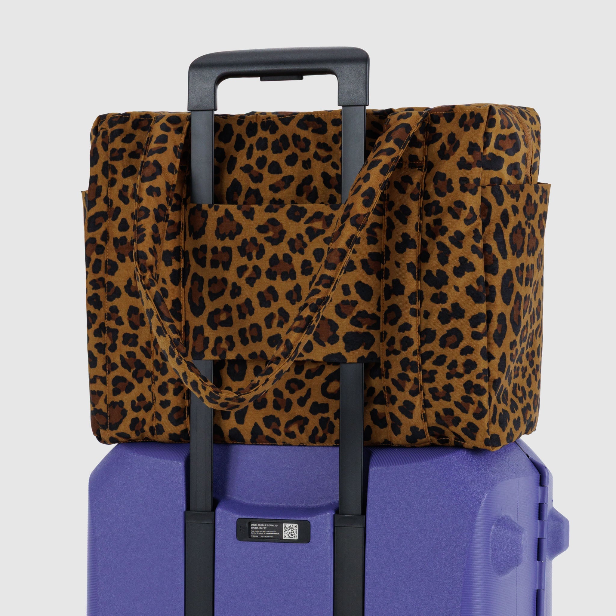 BAGGU Small Cloud Carry-On (Leopard)