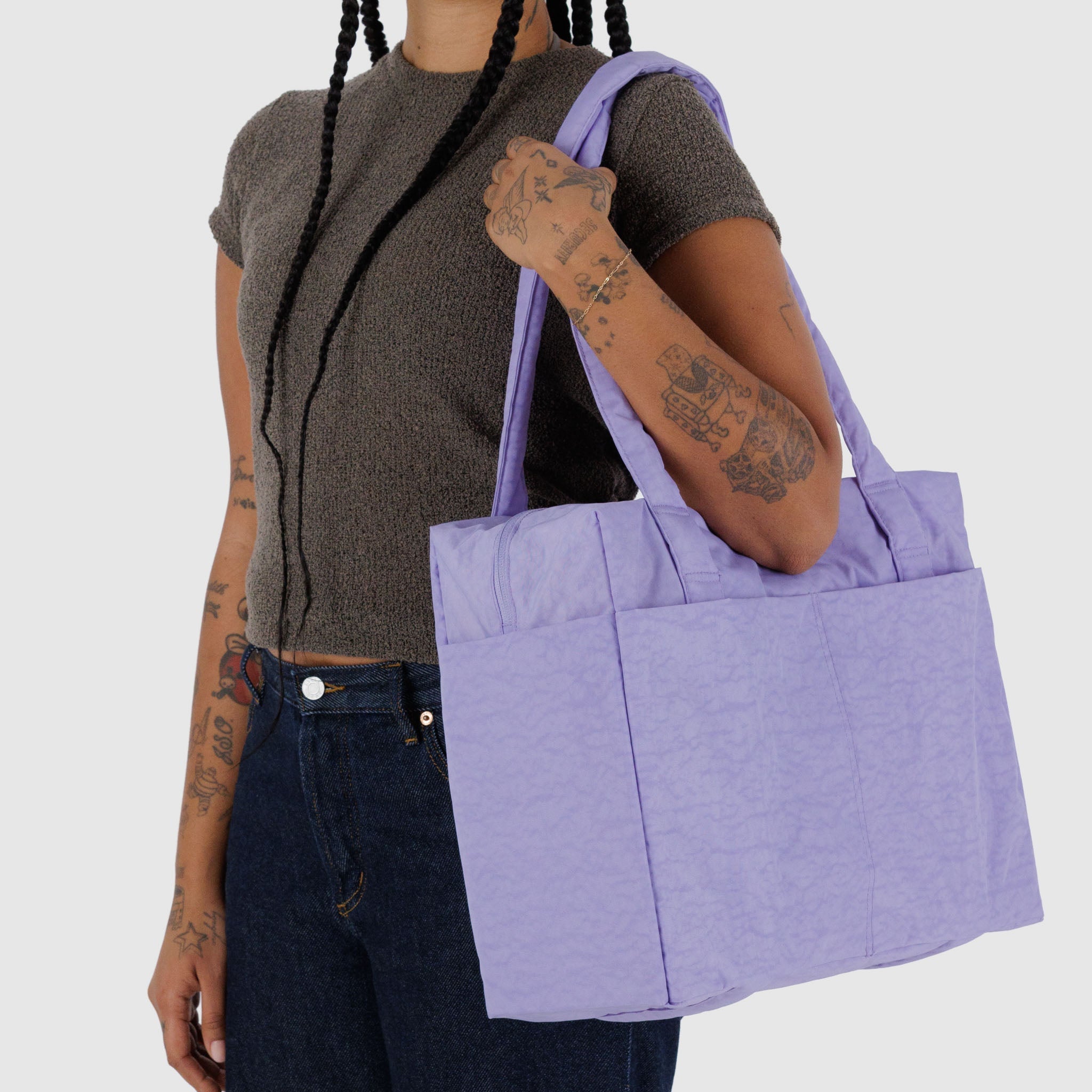 BAGGU Small Cloud Carry-On (Wisteria)