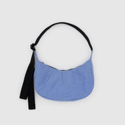BAGGU Small Nylon Crescent Bag - Cornflower