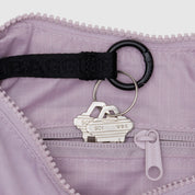 BAGGU Small Nylon Crescent Bag - Dusty Pink