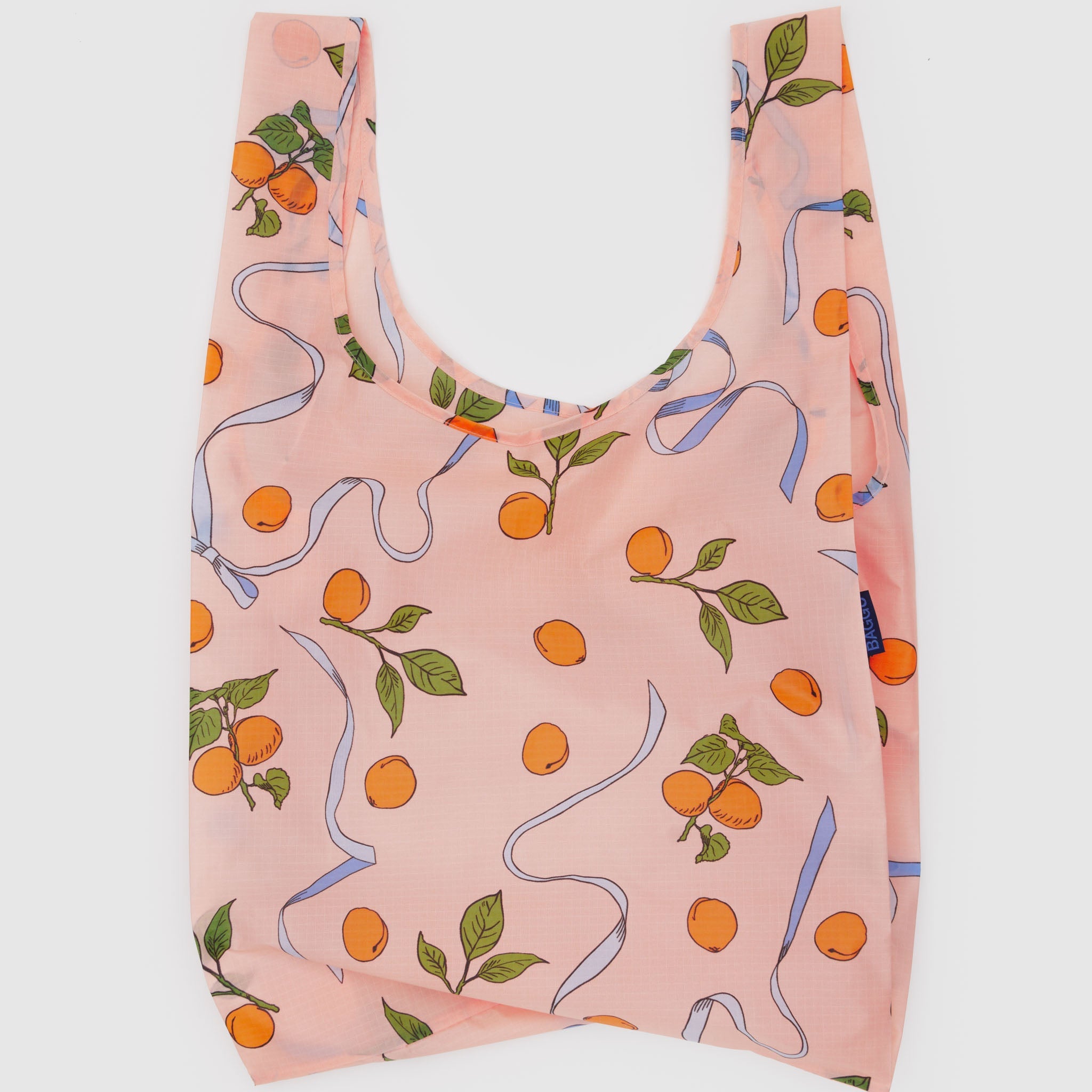 BAGGU Standard Reusable Bag (Apricots &  Ribbons)