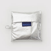 BAGGU Standard Reusable Bag (Chrome Metallic)