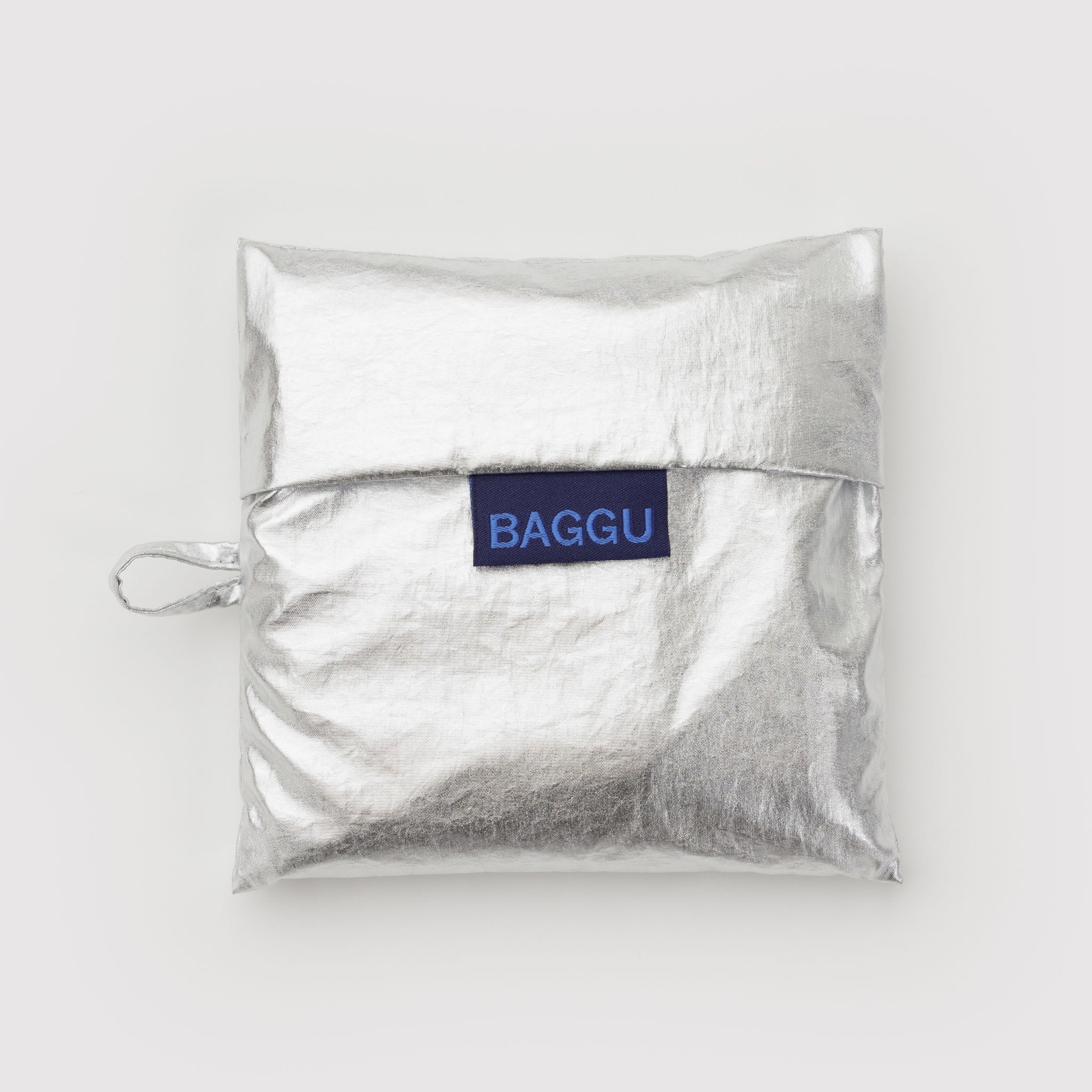 BAGGU Standard Reusable Bag (Chrome Metallic)