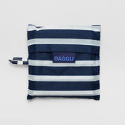 BAGGU Standard Reusable Bag (Navy Stripe)