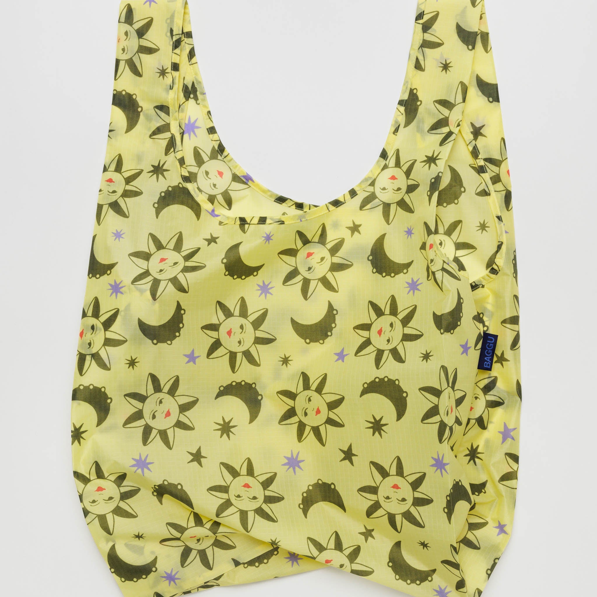 BAGGU Standard Reusable Bag (Sun & Moon Charms)