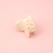 Coucou Suzette Mini Hair Claw (White Heart)