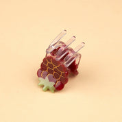 Coucou Suzette Mini Hair Claw (Raspberry)