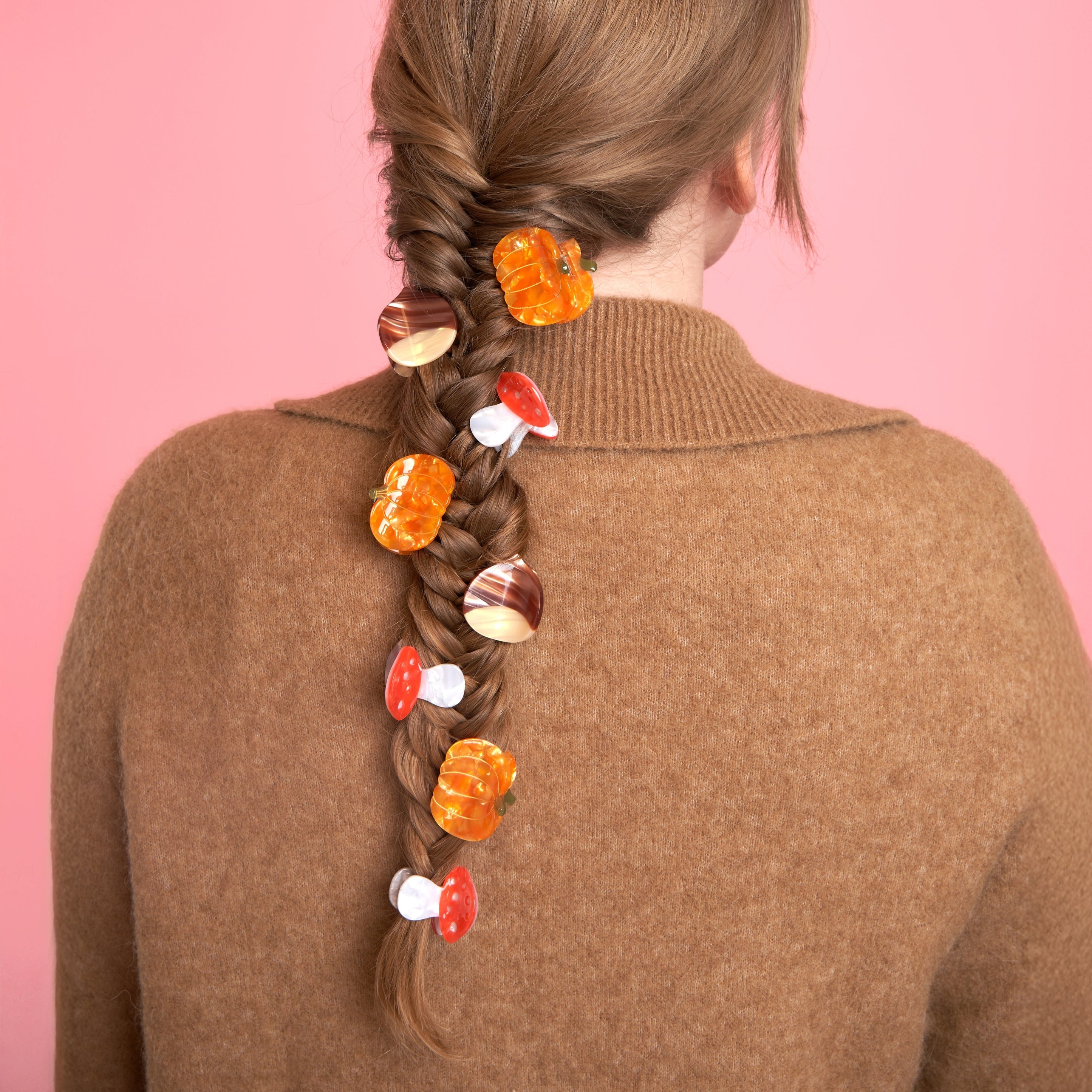 Coucou Suzette Mini Hair Claw (Pumpkin)
