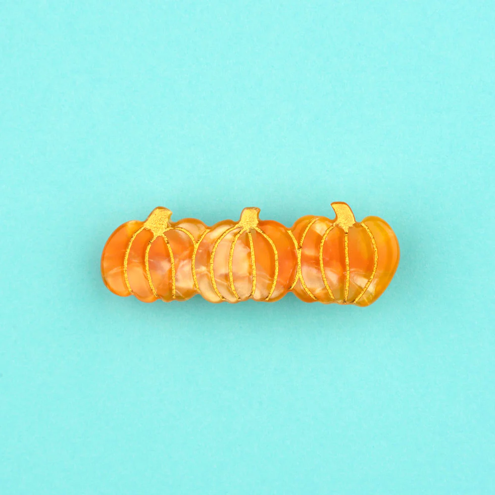 Hair Clip (Pumpkin)