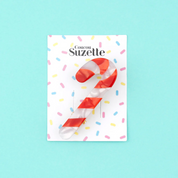 Hair Clip (Candy cane)