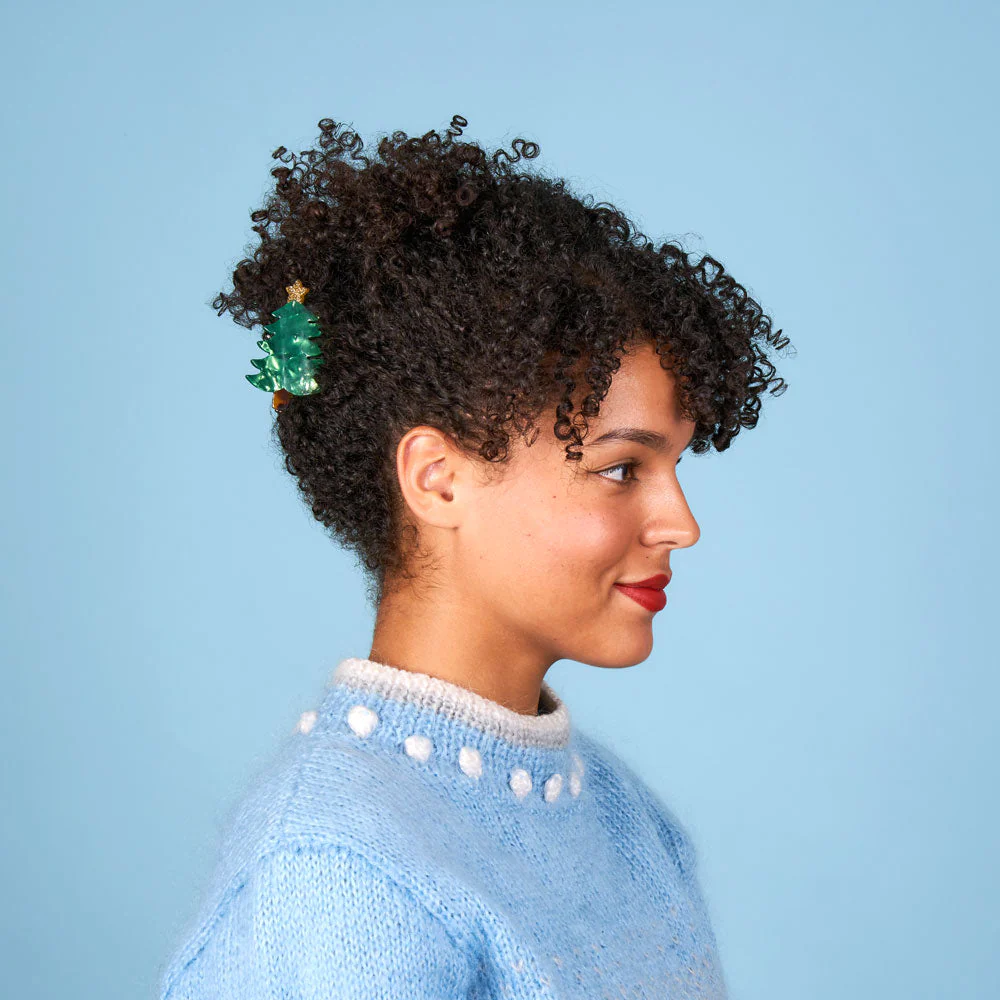 Hair Claw (Christmas tree)